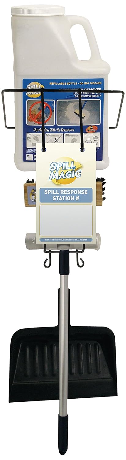 Spill Response Station Kit with filled Spill Magic bottle