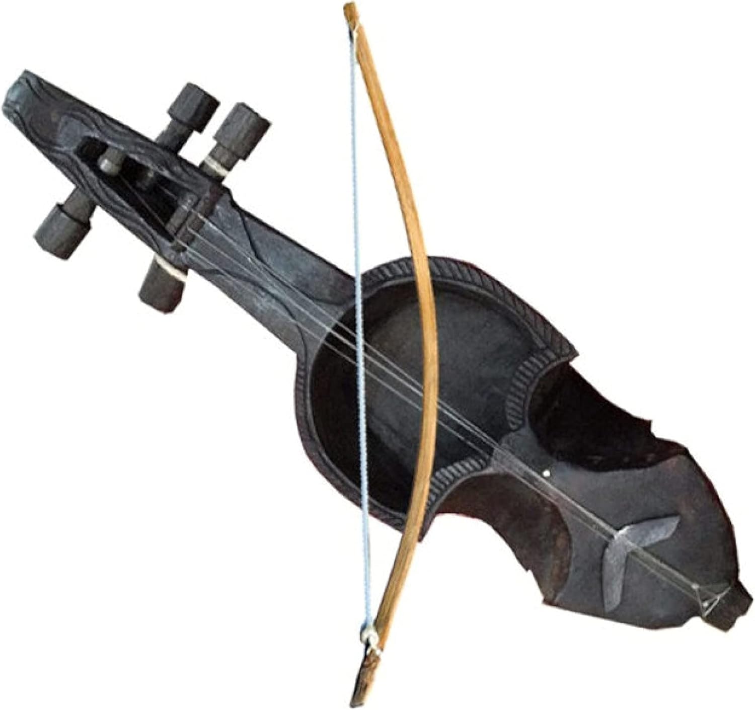 Sarangi Traditional Nepali Folk Musical Instrument Nepali Violin For Live Play 21 Inch Large Gaine Sarangi Made In Nepal Great For Playing Live Professionals, Learn Music & Decorations