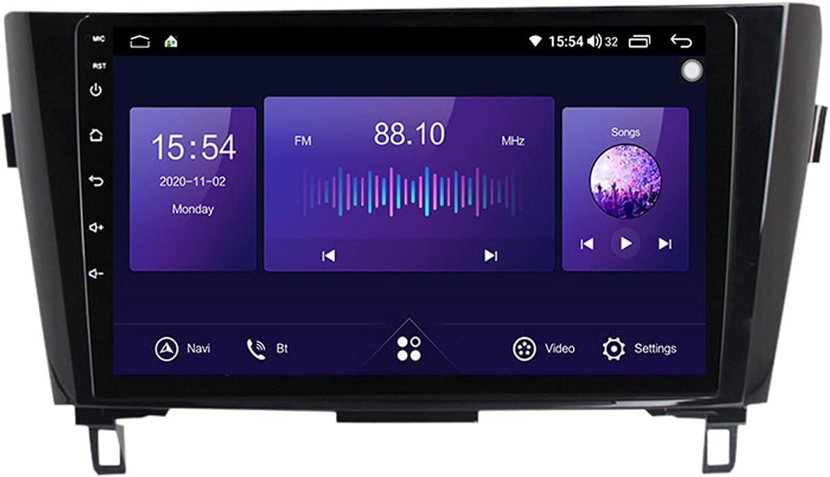 Android Double Din Car Stereo for Nissan X-Trail 2013-2016 with GPS 9'' Touch Screen Car Radio Bluetooth WiFi FM Receiver Mirrorlink with Backup Camera USB Carplay DSP