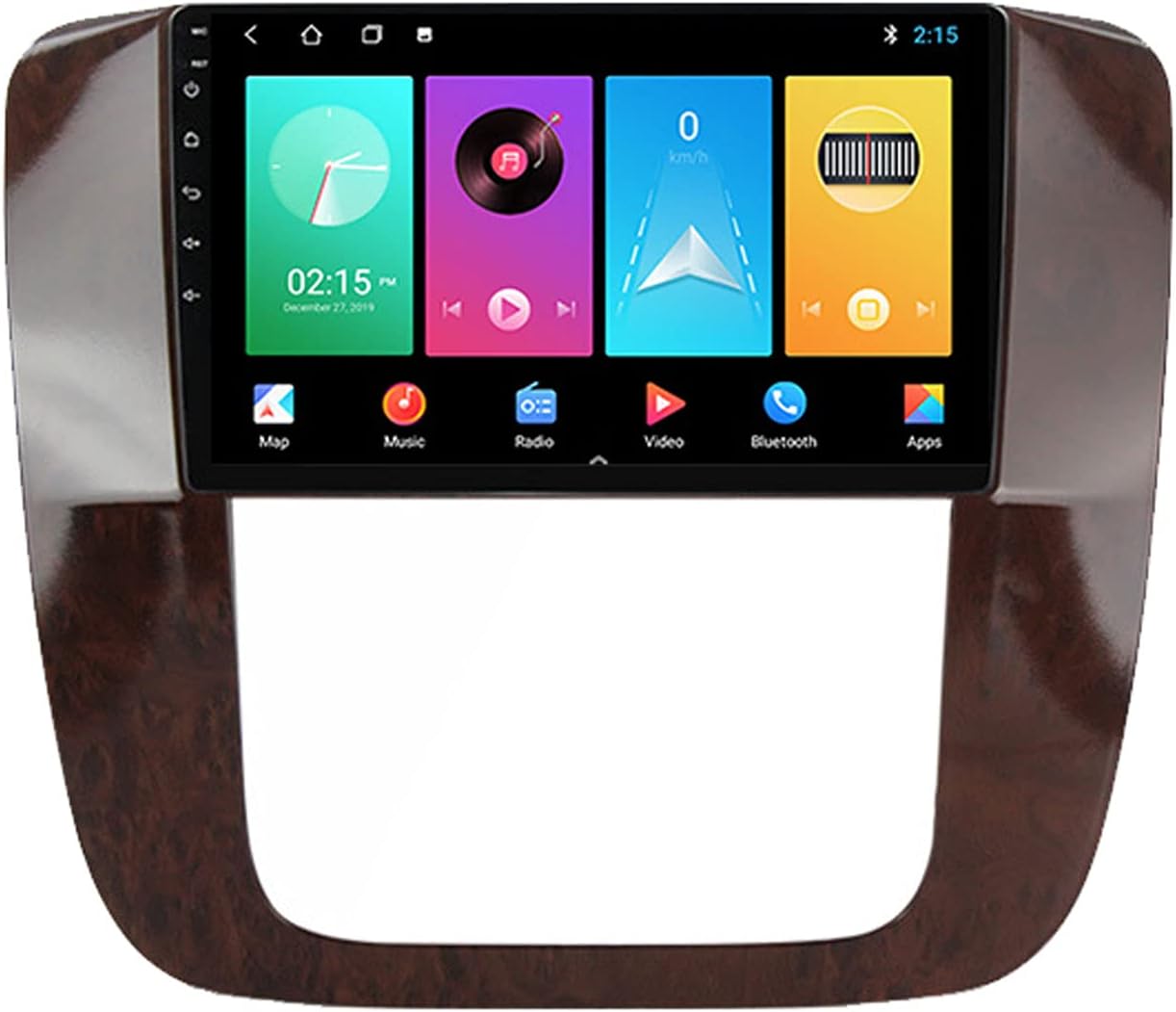 Android Car Multimedia Radio FM BT GPS Navigation Player 9 Inch Touchscreen for Chevrolet Tahoe 2012 Support Mirror Link Steering Wheel Control Carplay RDS DSP DAB+ OBD2