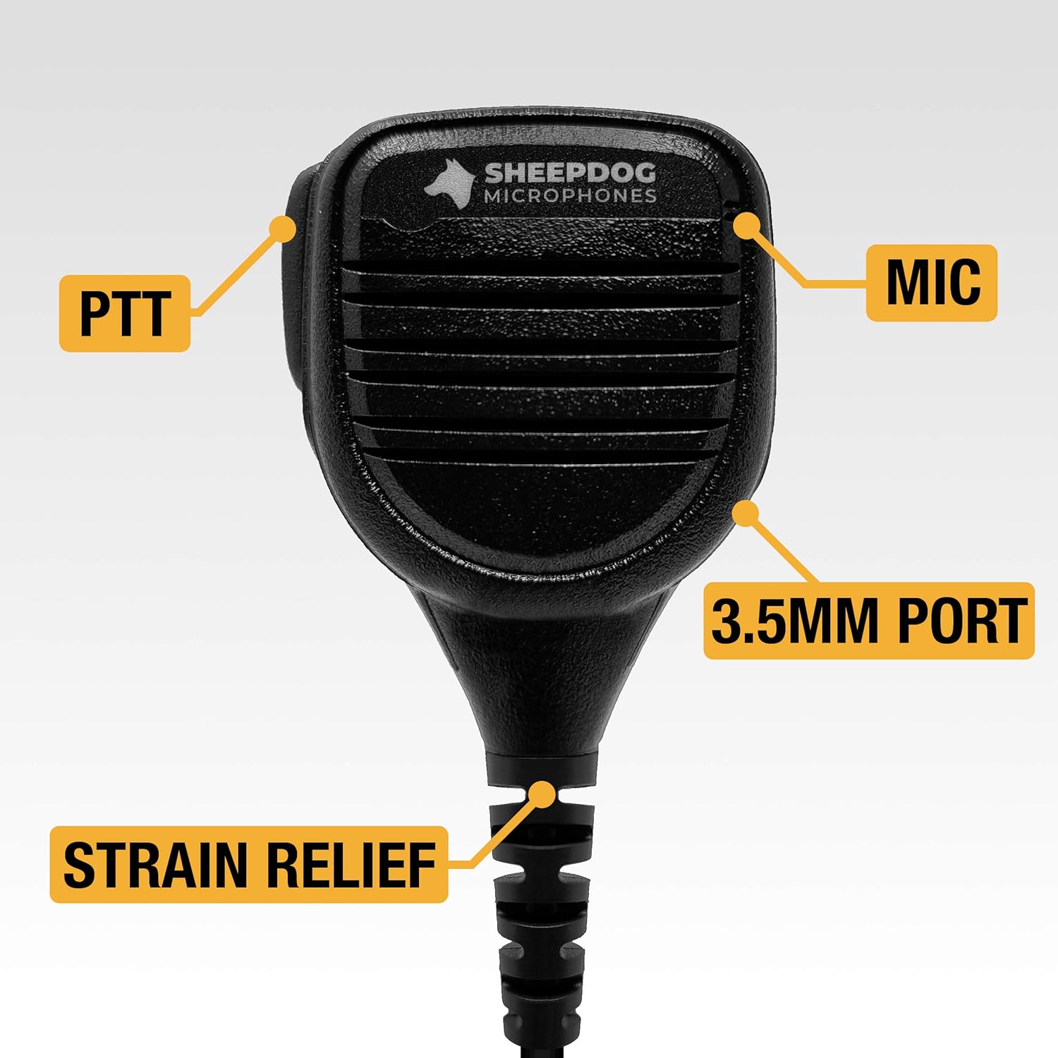 SHEEPDOG MICROPHONES SD20-MT9 Police Remote Shoulder Speaker Microphone, Compatible with Motorola APX 4000 APX 6000 APX 6000XE APX 7000 APX 8000 XPR 7550 and XPR 7550e Two Way Radios