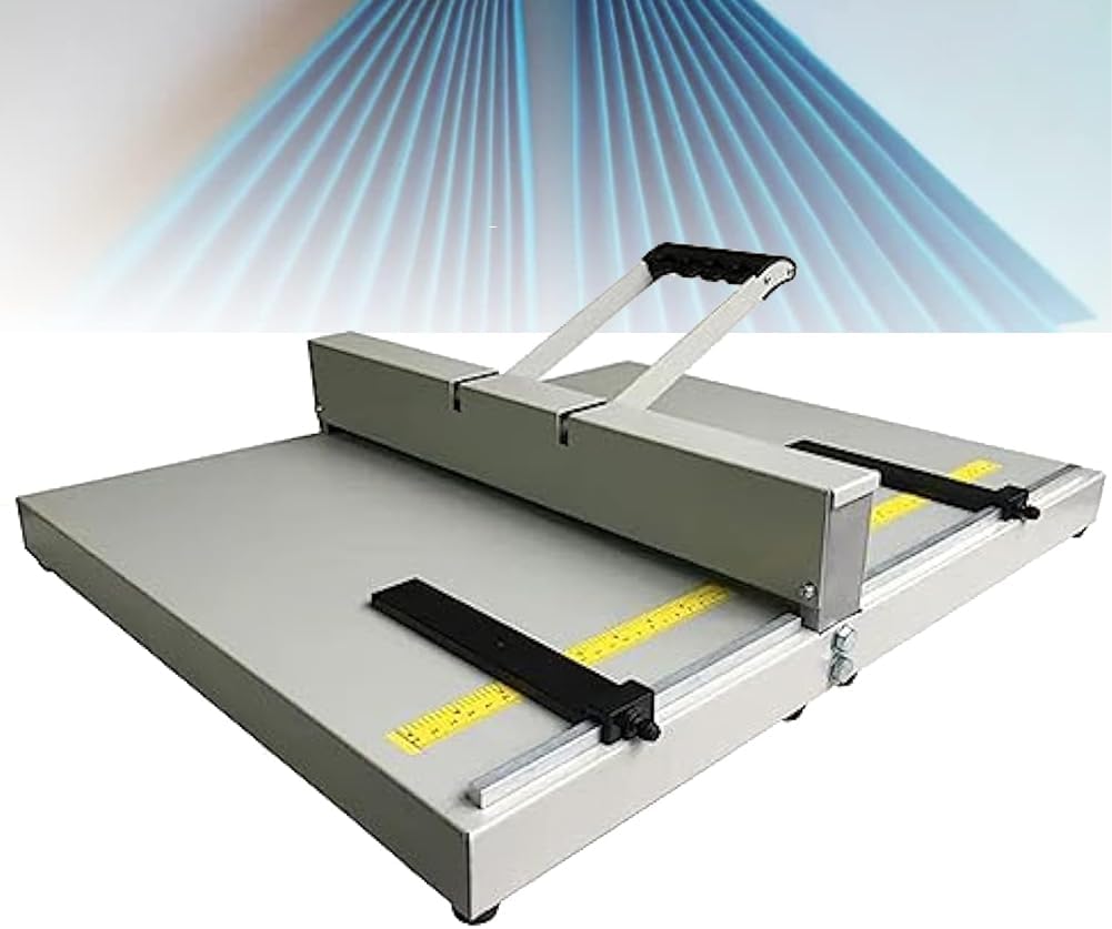 350Mm Scoring Paper Creaser Machine, A3/A4 Paper Folding Machine, Scoring Creasing Machine with Positioning Ruler, for Invitations, Envelopes, Tickets, Greeting Cards, Bo