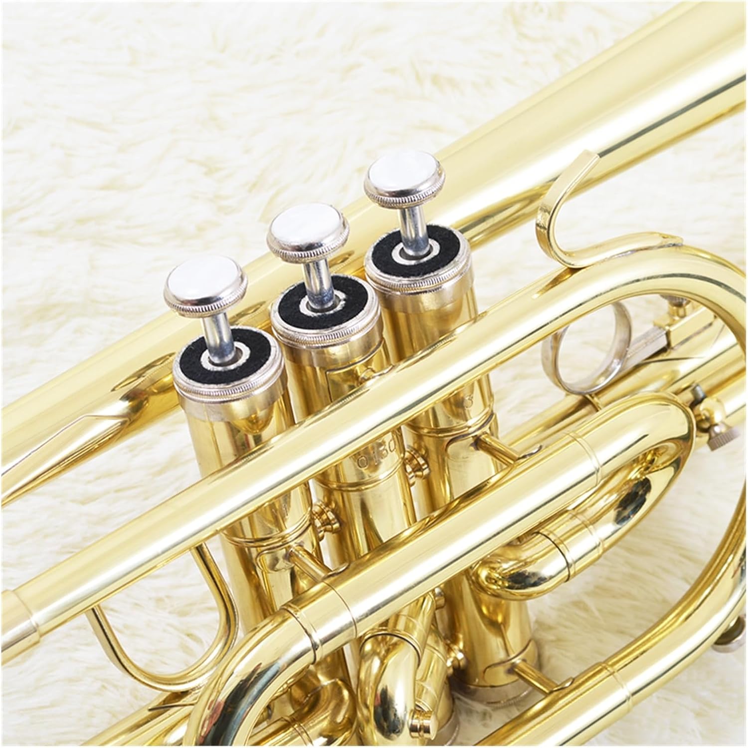 Trumpet cornet musical instrument professional brass B flat