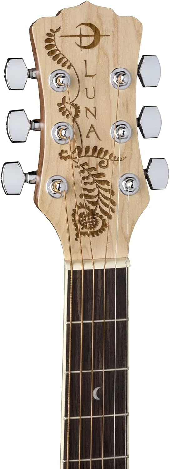 Luna Henna Paradise Select Spruce Acoustic Electric Guitar