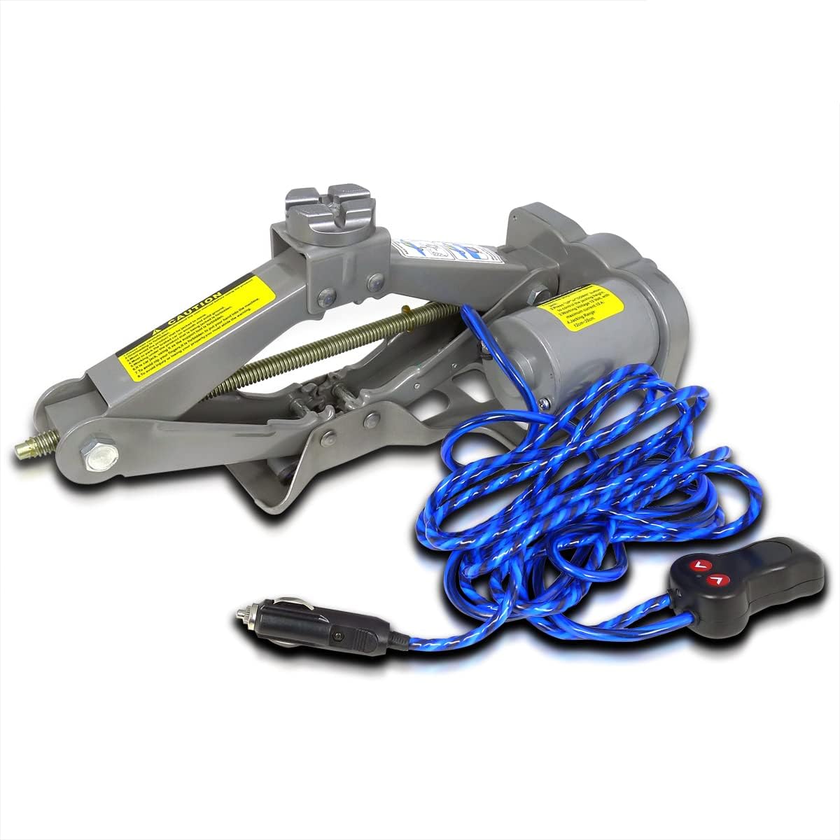 Spec-D Tuning Car Auto Truck 2 Ton 12V Dc Electric Jack W/Automatic Wrench Kit