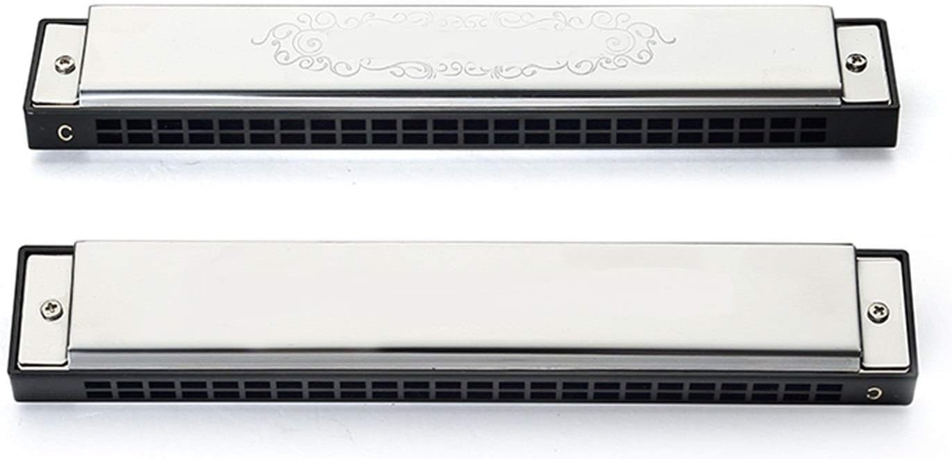 SUOFEILAIMU Tremolo Mouth Organ Woodwind Instruments 24 Holes Harmonica Key of C/D/E/F/G/A/A/B for Beginner Harp (Color : Key of Gb)