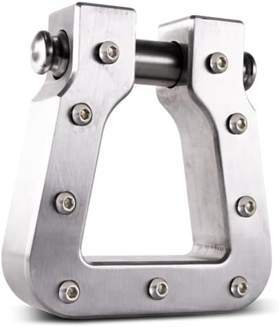 Body Armor 4x4 5141-B Mega D-Ring Reversable Design Decrative Bolts and Smooth D