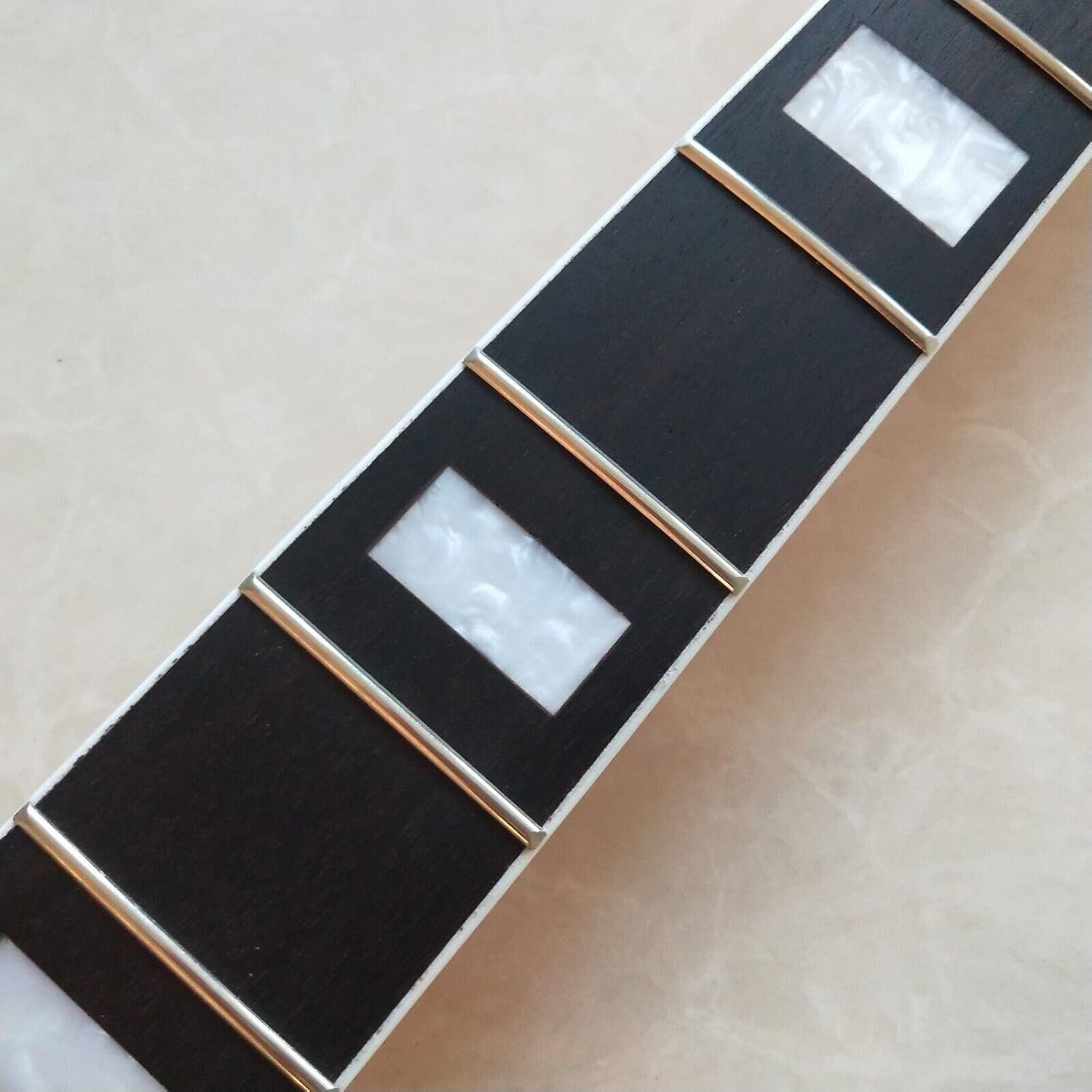 High Electric Bass Guitar Neck 21st Fret Maple Rosewood Fingerboard Replacement Parts