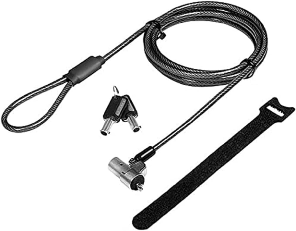 LogiLink NBS012 Notebook Anti-Theft Device with Noble Lock 3.2 x 4.5 mm 360° Steel Cable