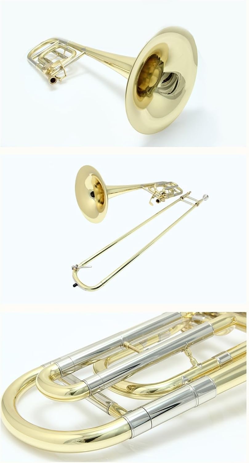 B flat tenor trombone professional brass instrument suitable for adults