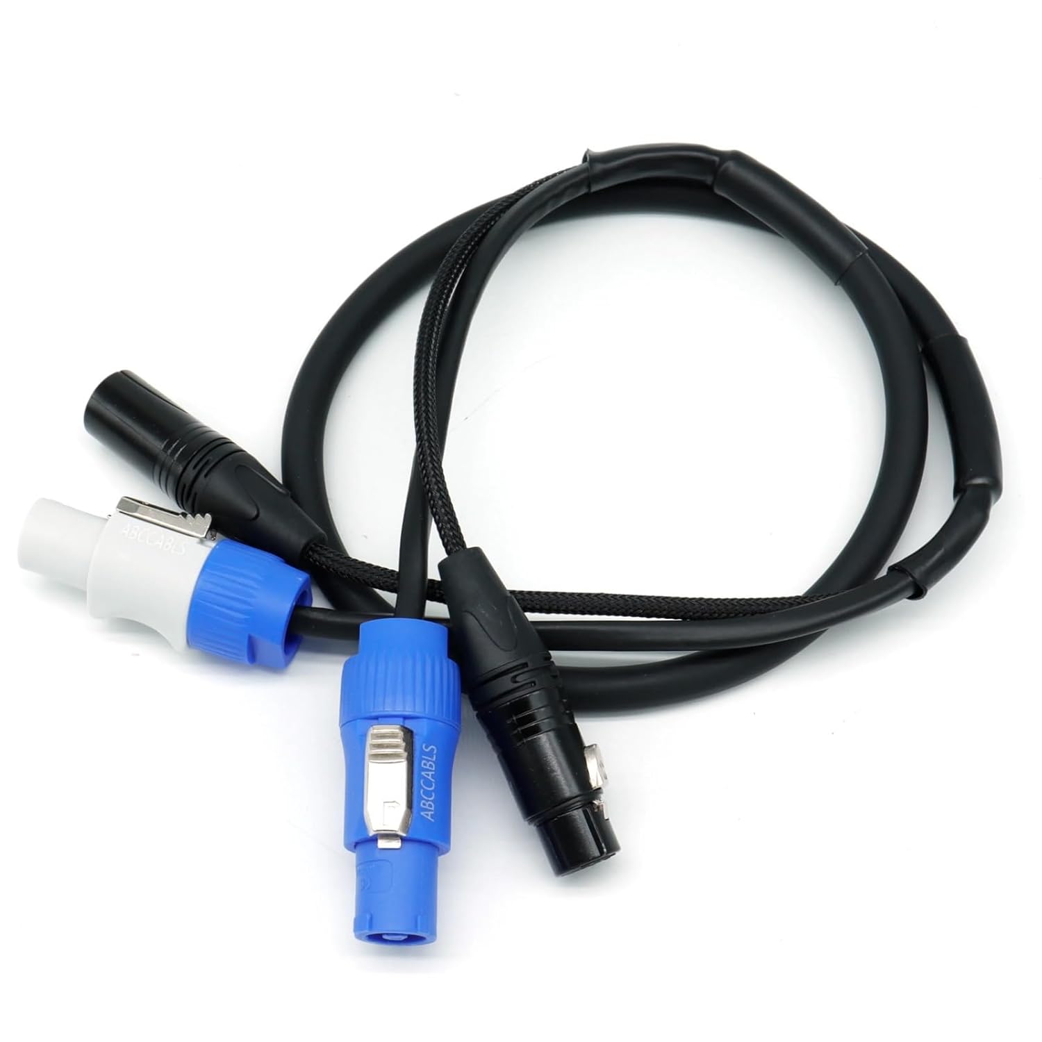 DMX Power Cable Combo XLR Signal Line for Stage, Wedding, DJ & Disco(5)