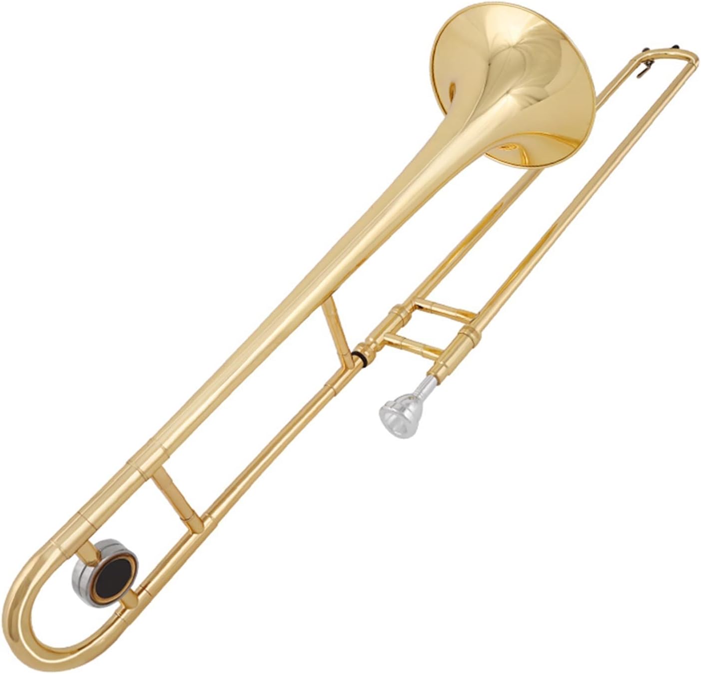 FLFL Student Trombone B Flat Trombone Instrument Suitable for Brass Band