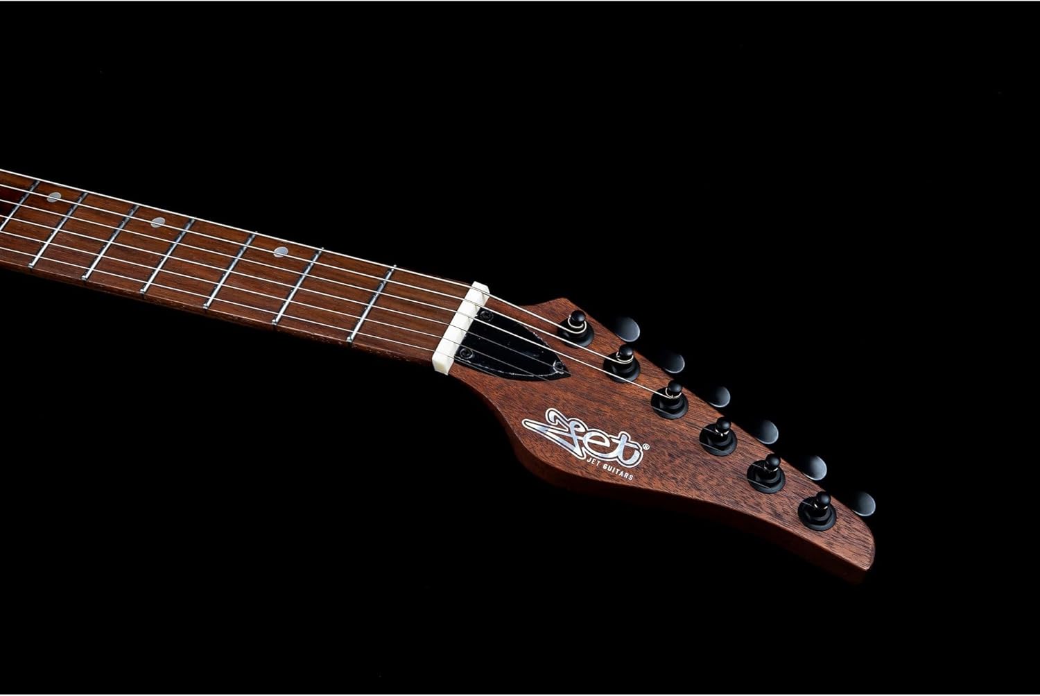 JS-50x Mahogany Body Stygian Electric Guitar, Black 6-String