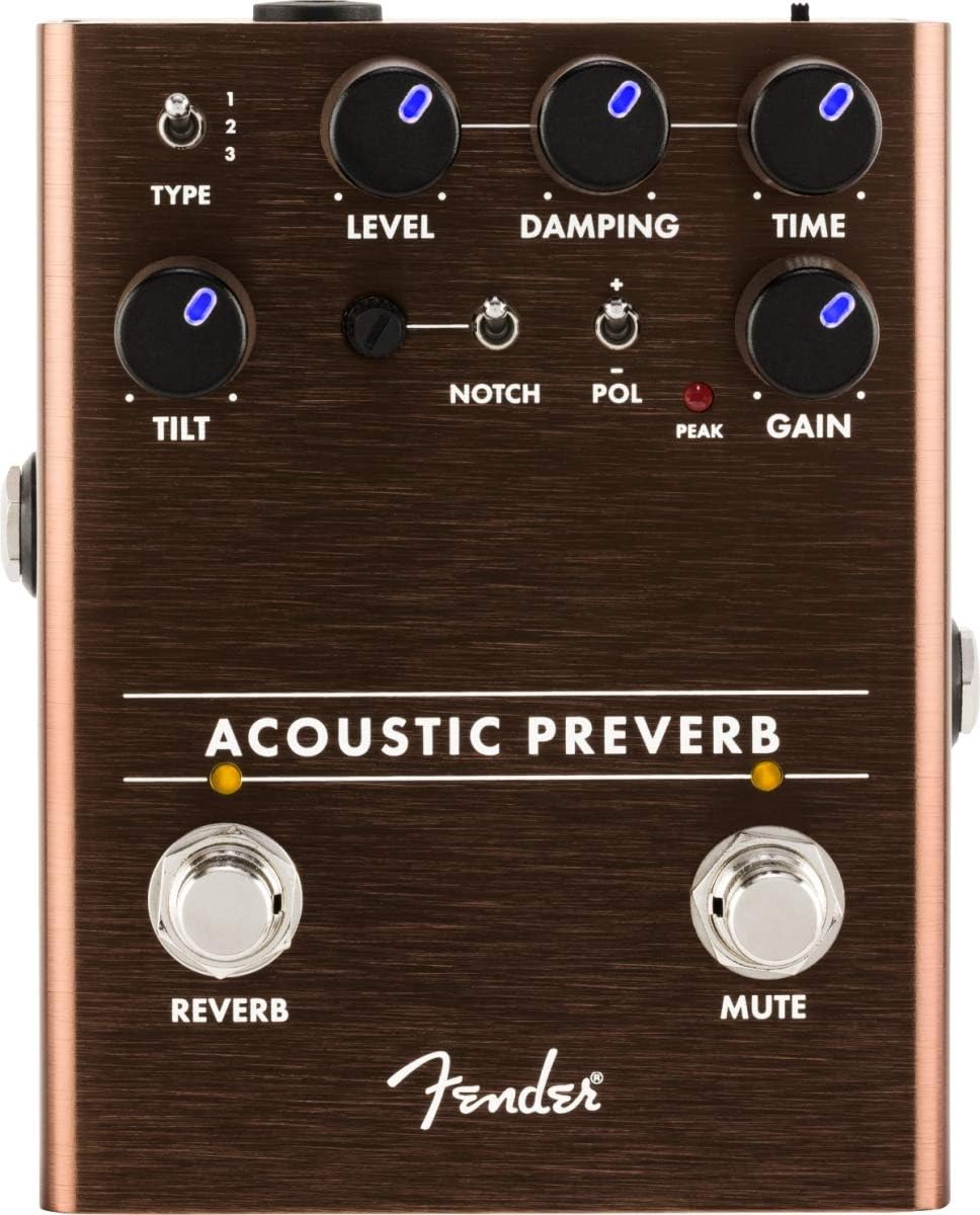 Fender Acoustic Preverb Acoustic Preamp/Reverb Pedal