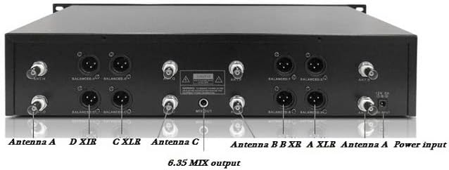 Bolymike 8800 Wireless Headset Headworn System 8 x 100 Channels UHF Mic Professional Beige Headset Cordless Condenser Microphone for School Stage Theater Churches