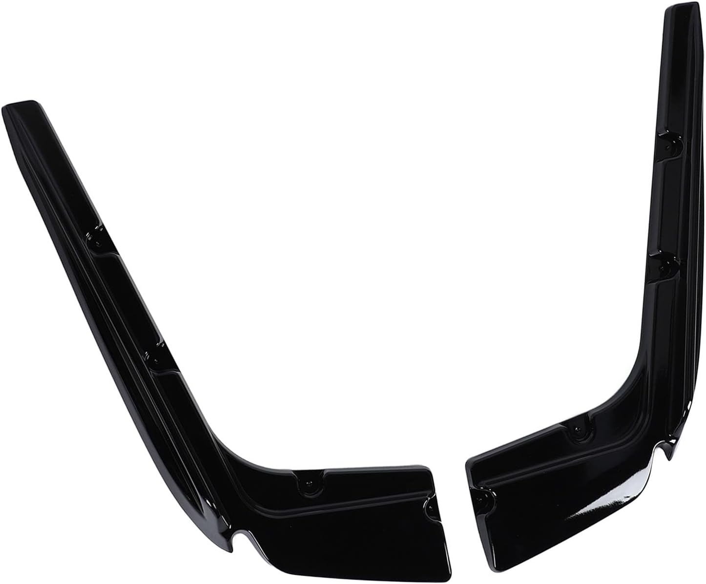 Universal Car Front Bumper Lip Spoiler Body Kits, Car Side Skirt Extension Rocker Panel Body Kit, Glossy Black Side Spoiler Guard Protector for 3 Series F30 F31 2012 to 2019