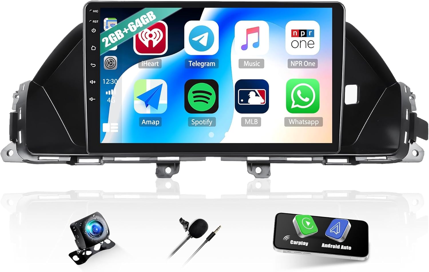 2G+64G Car Radio Stereo for Honda Odyssey 2011-2017 with Wireless CarPlay Android Auto Android 13 Head Unit 9