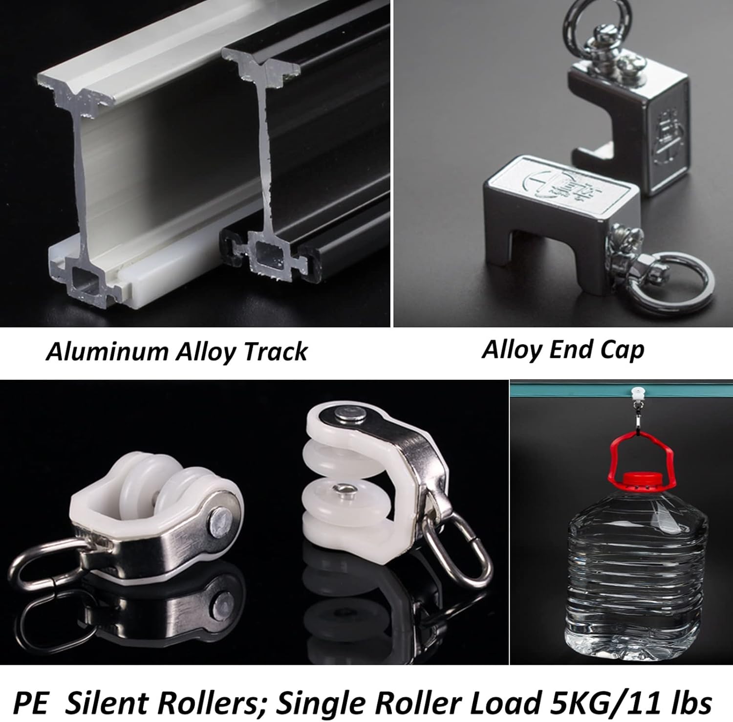 Room Divider Ceiling Track Hospital Flexible Aluminum Room Divider Track White Curved Shower Curtain Rod for Corner/Stand Up/Tile Shower with Hooks, for Bedroom/Apartment/Closet/Small Space(Wall Mount