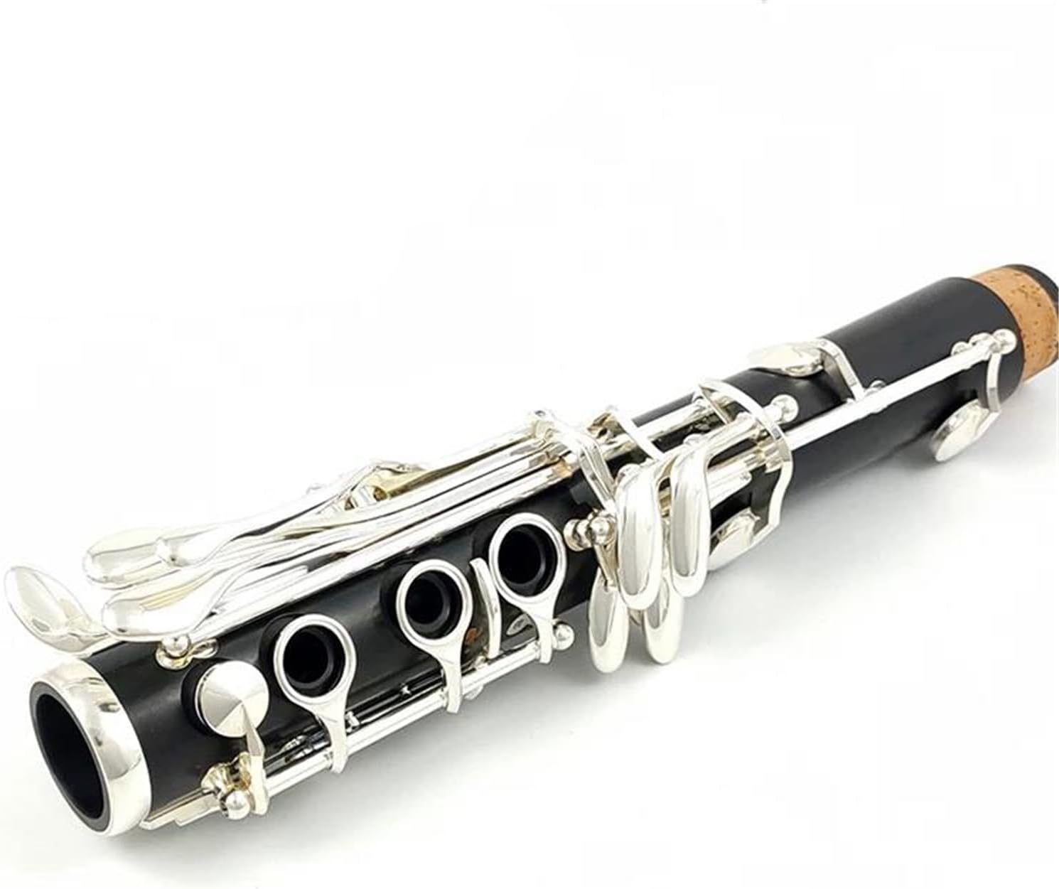 Clarinet Musical Instruments Clarinet Bb Wood Ebony Silver Plated 18 Key Ebony Clarinet