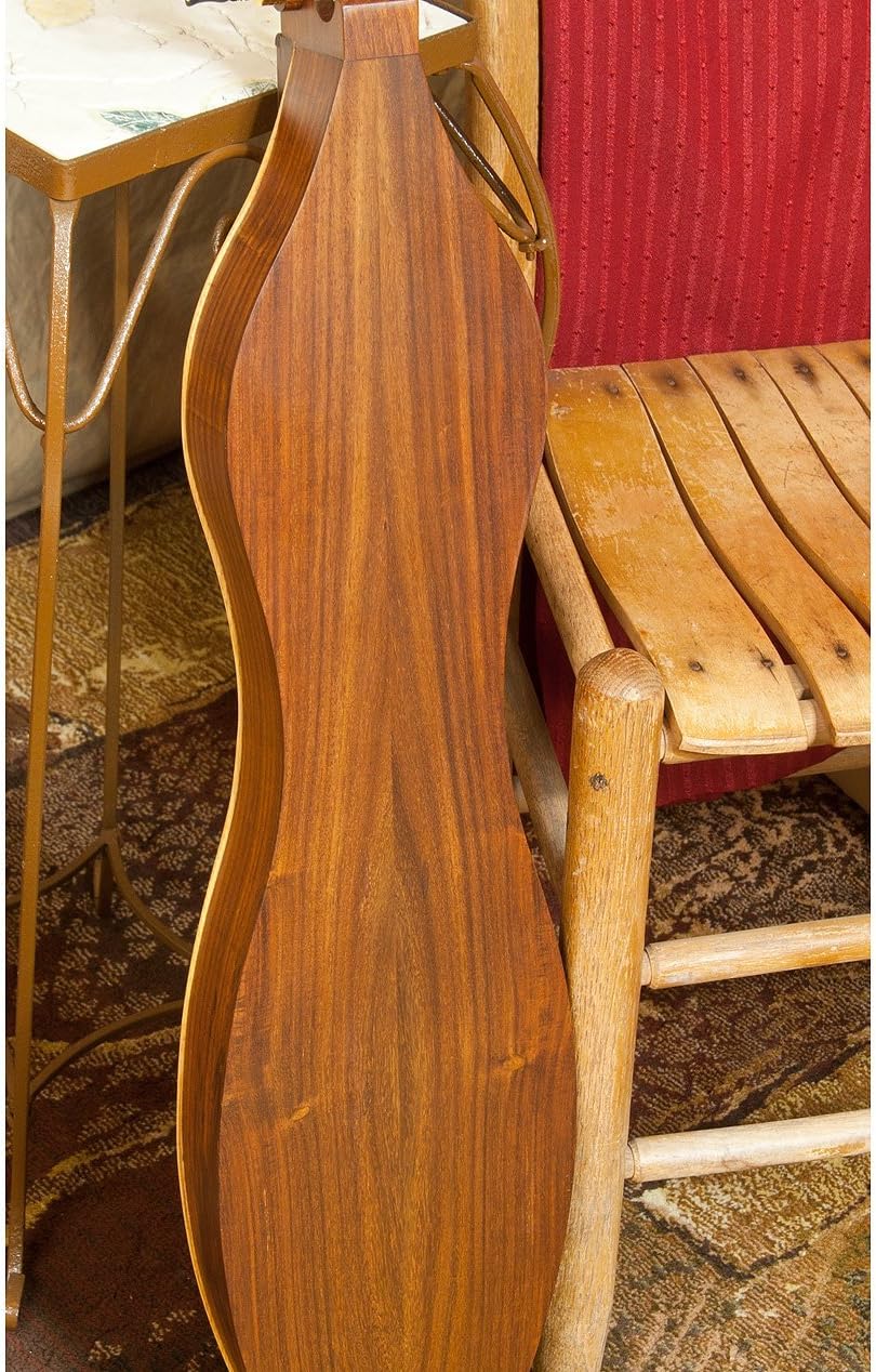 Includes: Roosebeck Deluxe Dulcimer 4 String, Solid Spruce Top W/Kntowork Cutouts + Extra String Set