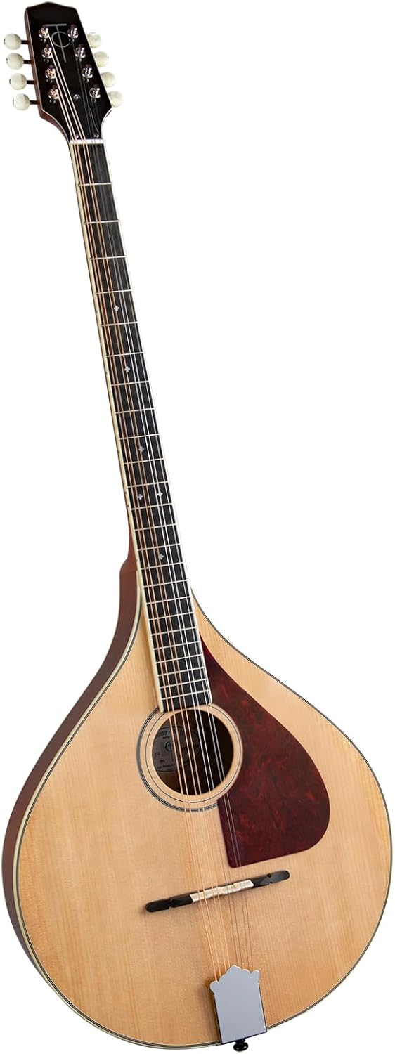 Trinity College TM-375 Standard Irish Bouzouki with Gig Bag – Natural Top – Bright, Fast, and Traditional Celtic Instrument for Beginners, Students, and Professionals