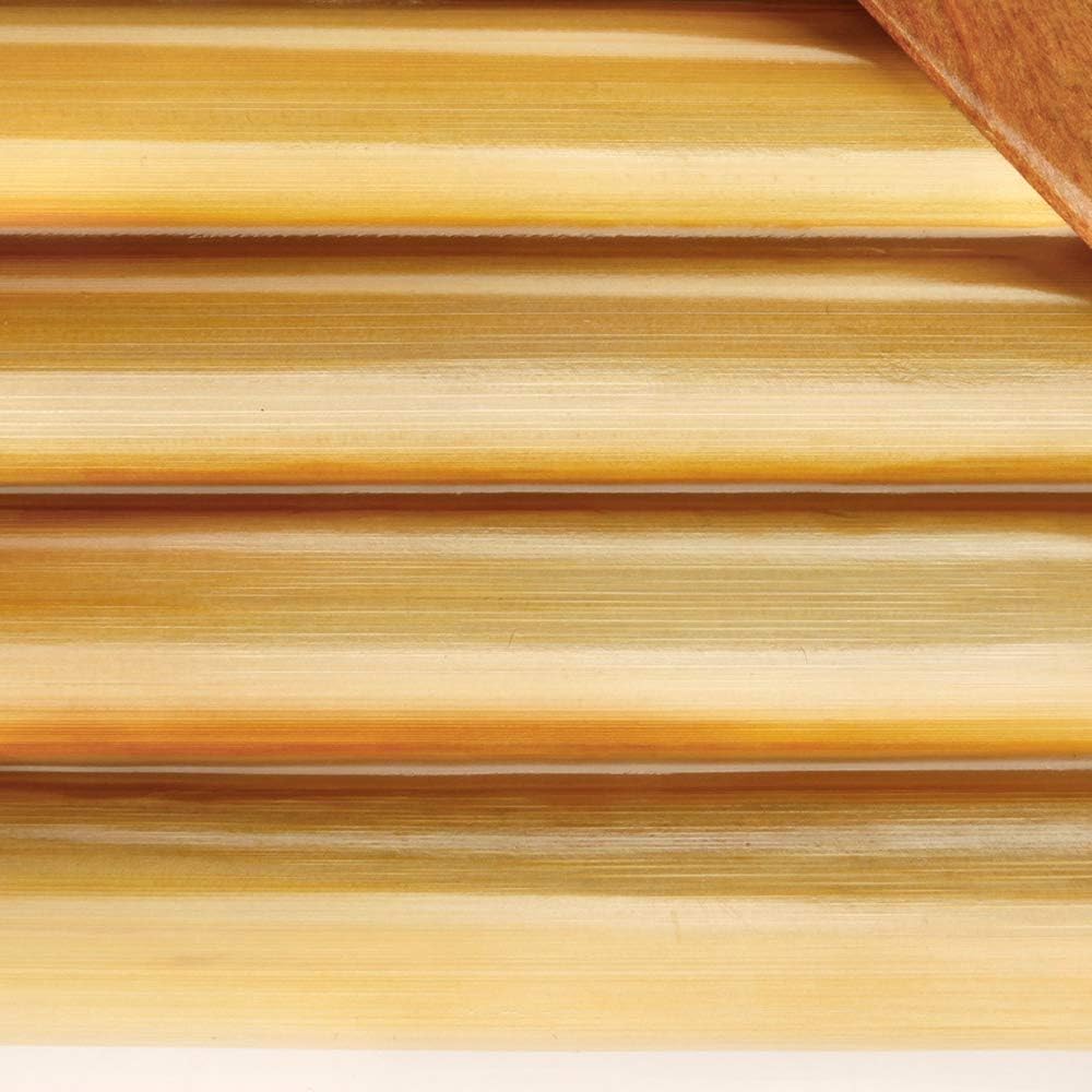 Upscale Romanian Folk Instrument Natural Reed Pan Flute Panpipes G Key Wind Pan flute Flauta Handmade (25 Pipes Right Hand, Wooden Tray)