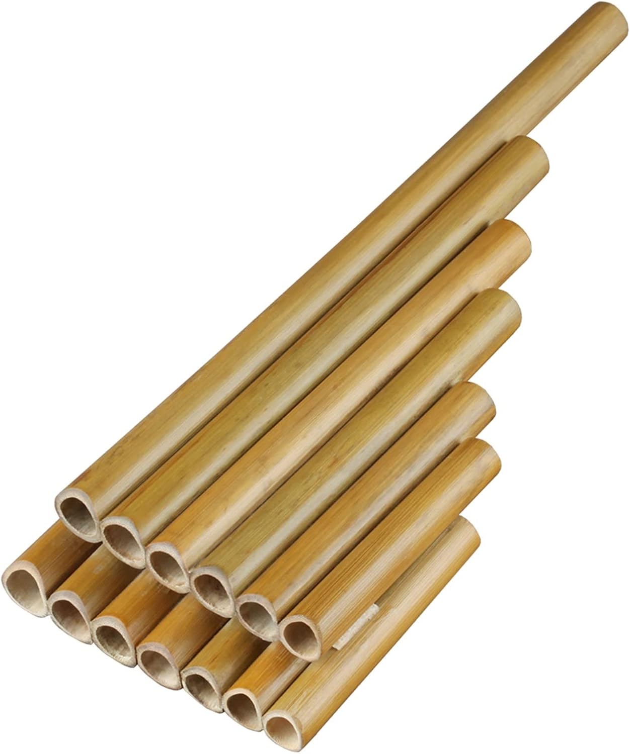 TSTS Beginner Pan Flute 13 Pipes Pan Flute G Key Folk Musical Instruments Woodwind Instrument Handmade Pan Pipes
