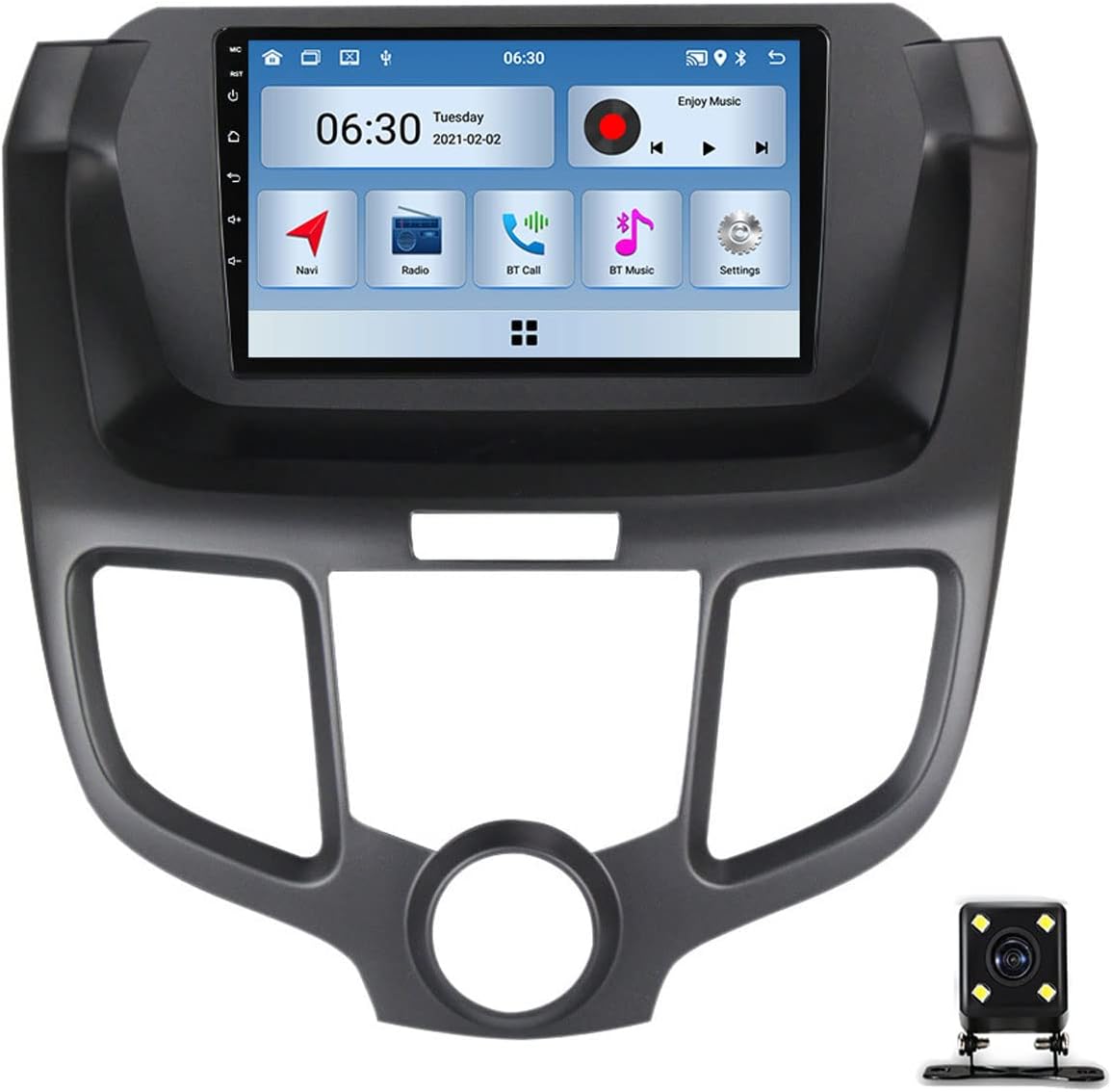 Double Din Car Stereo for Honda Odyssey 3 RL3 RL4 2003~2008 Compatible with Carplay, 9 Inch Touchscreen Car Stereo with Bluetooth MP5 Player, Backup Camera, Mirror Link, FM Car Radio