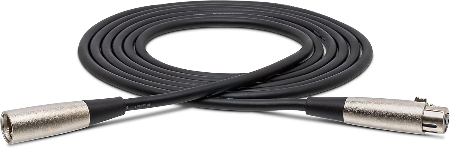 Hosa MCL-1100 Microphone Cable, Hosa XLR3F to XLR3M, 100 Feet