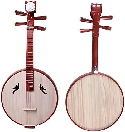 OrientalMusicSanctuary Performer's Hardwood Zhongruan - Chinese Ruan Lute