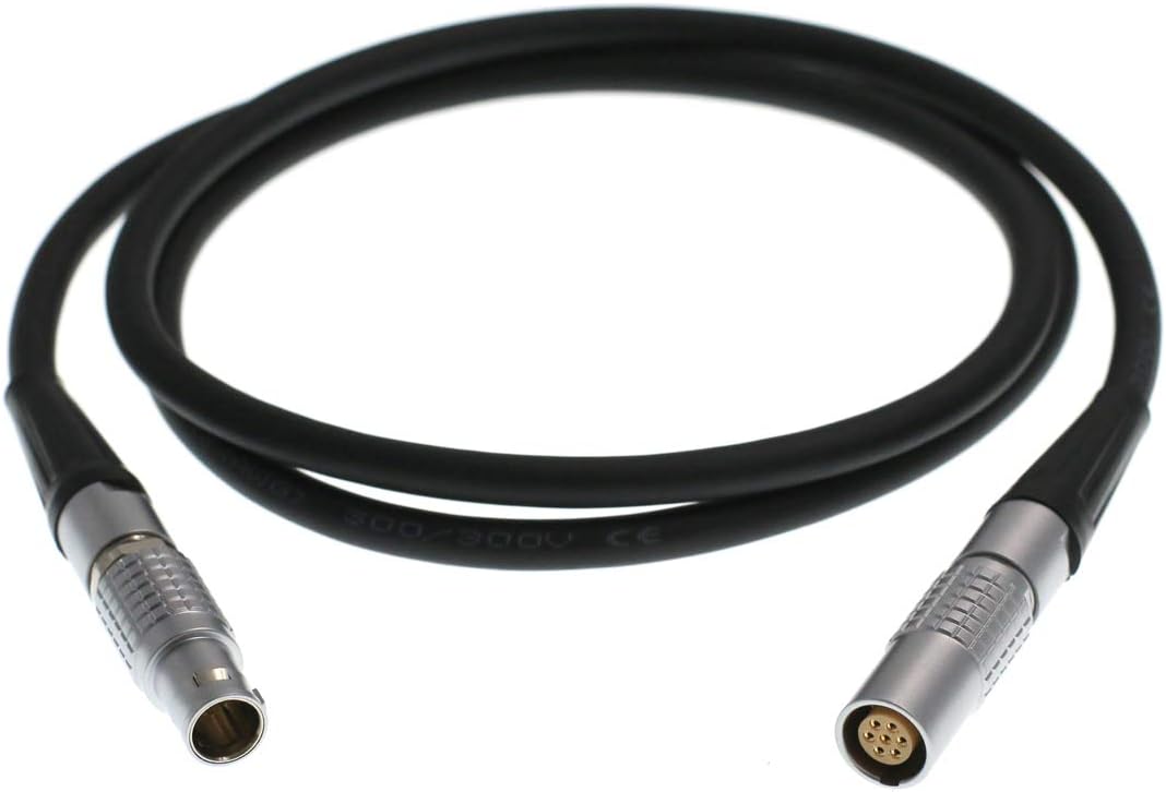 DRRI High Flex 1B PHG 7pin Female to FGG 7pin Male Microphone Extension Cable for Acoustic B&K Microphone and Measurement System
