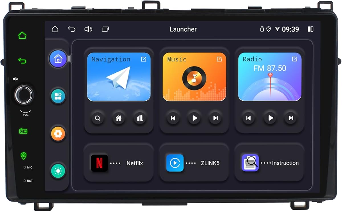 JOYING Car Stereo for Toyota Corolla 2017-2019 Android 12 Head Unit 9 inch Car Radio Plug and Play with Wireless CarPlay & Android Auto,Mirror Link,AM/FM,Bluetooth 5.0(JY-TZ217N4)