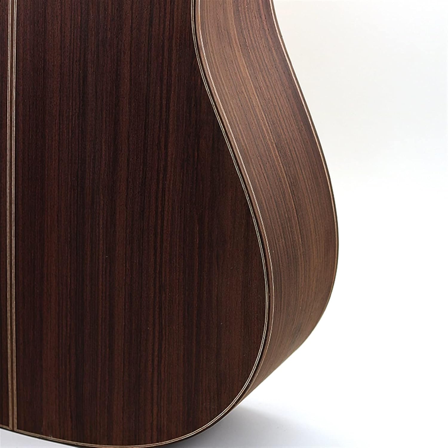 Folk Guitar 41 Inch Full Single Finished Barrel Combination Material Rosewood Back and Side Spruce Veneer Material Assembly DIY Guitar Kit (Color : 2)