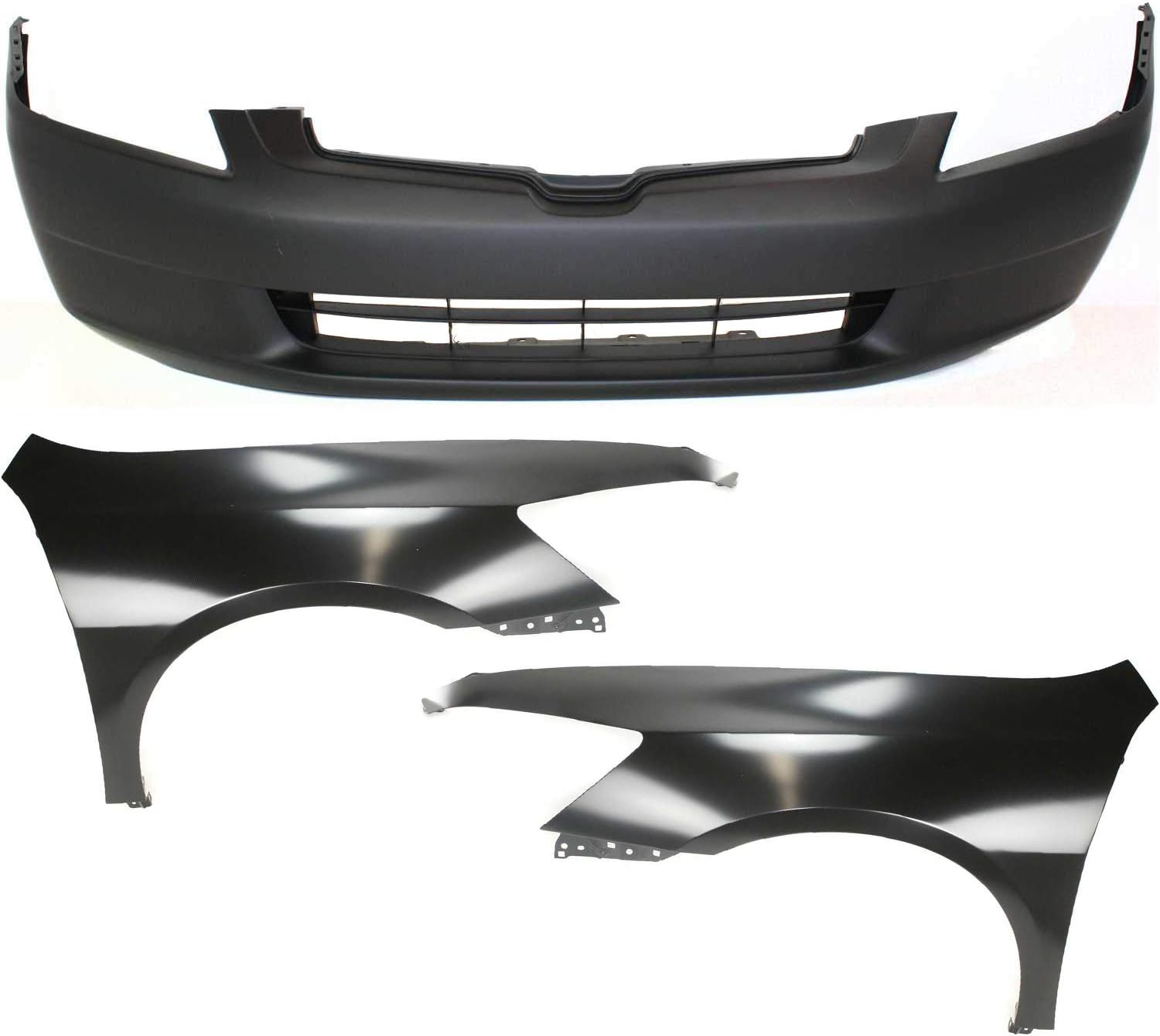 Garage-Pro Front Fender SET For 2003-2005 Honda Accord 4-Door Sedan, USA Built, Primed, Set of 2, Driver and Passenger Side, Automotive Exterior Accessories