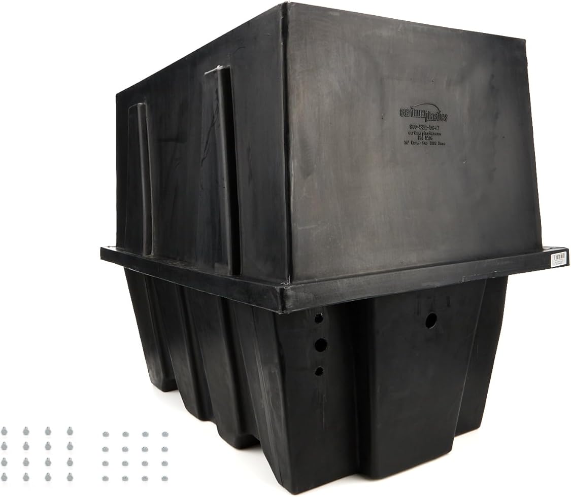 Scribner Plastics 5116 V-8 Small Block Engine with Injectors Sprint Car Engine Shipping Container