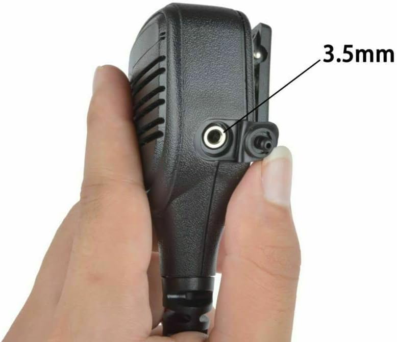 5 Pack PMMN4076A PMMN4076 PMMN4071 Windporting Speaker Mic Remote Speaker Microphone with 3.5mm Audio Jack for XPR3300 XPR3300e XPR3500 XPR3500e Portable Radio