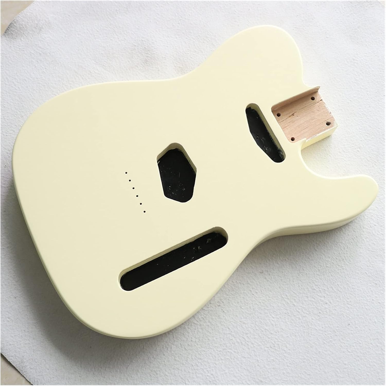 Unfinished Guitar Body DIY Guitar Body Red Poplar Retro Yellow Body Nitrocellulose Lacquer Matte Accessories Guitar DIY Accessory
