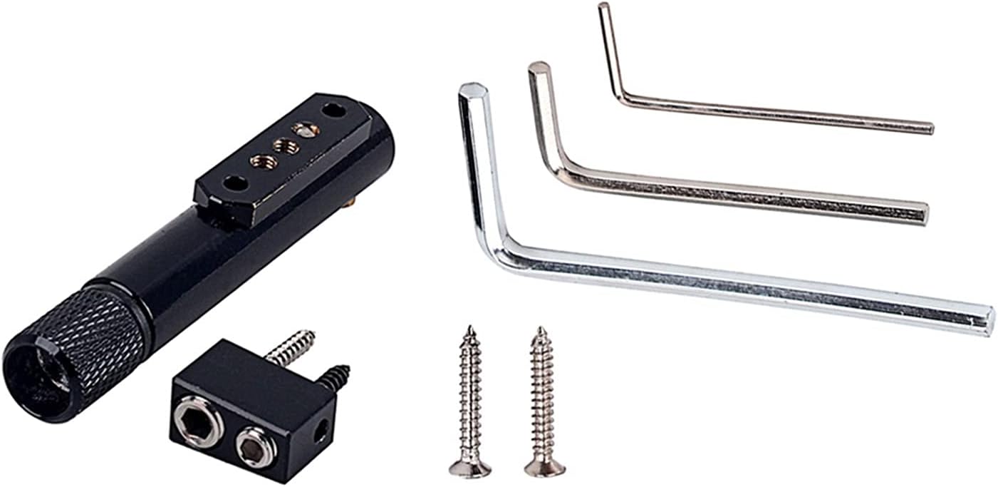 Single Headless Guitar Bass Bridge Fanned Fret -Single Fixed Brass Fan Bridges for 4/5/ 6/7/8/9 String Electric Bass Guitar Bridge System Set (Color : 5 Strings)