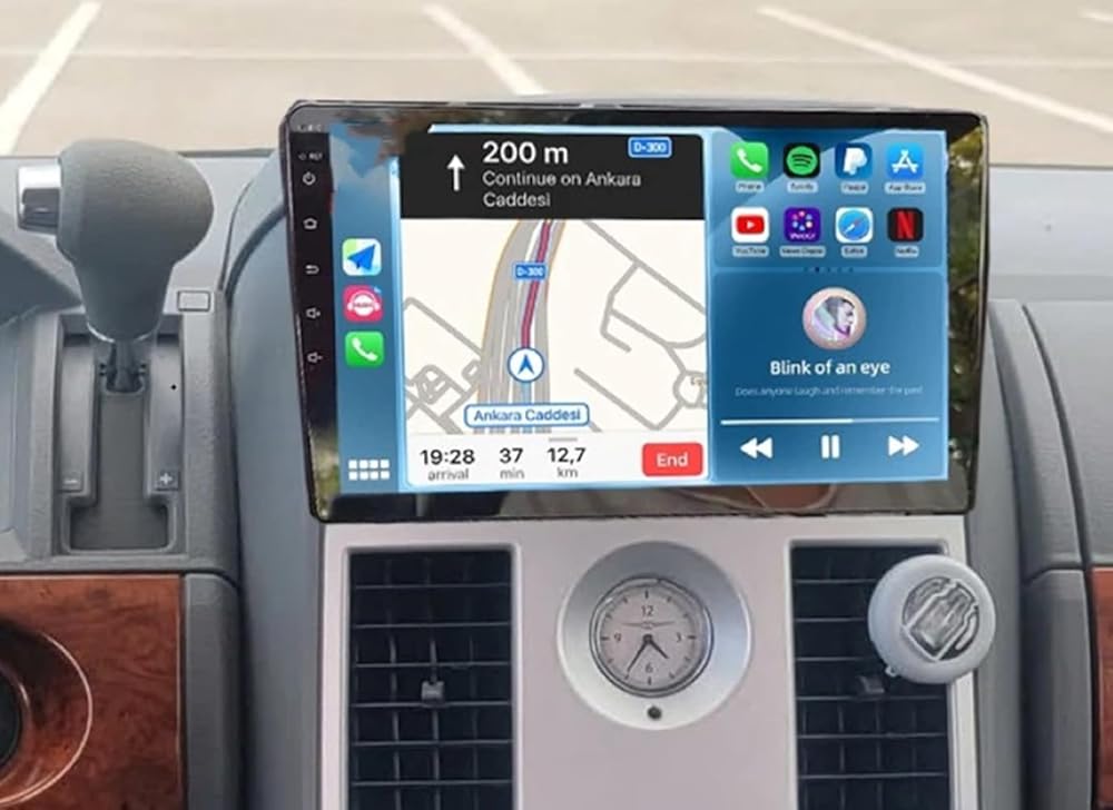 Double Din Car Stereo with Carplay for Dodge Charger 2008-2010, Radio Screen for Car Audio Receivers Bluetooth Android Auto 10