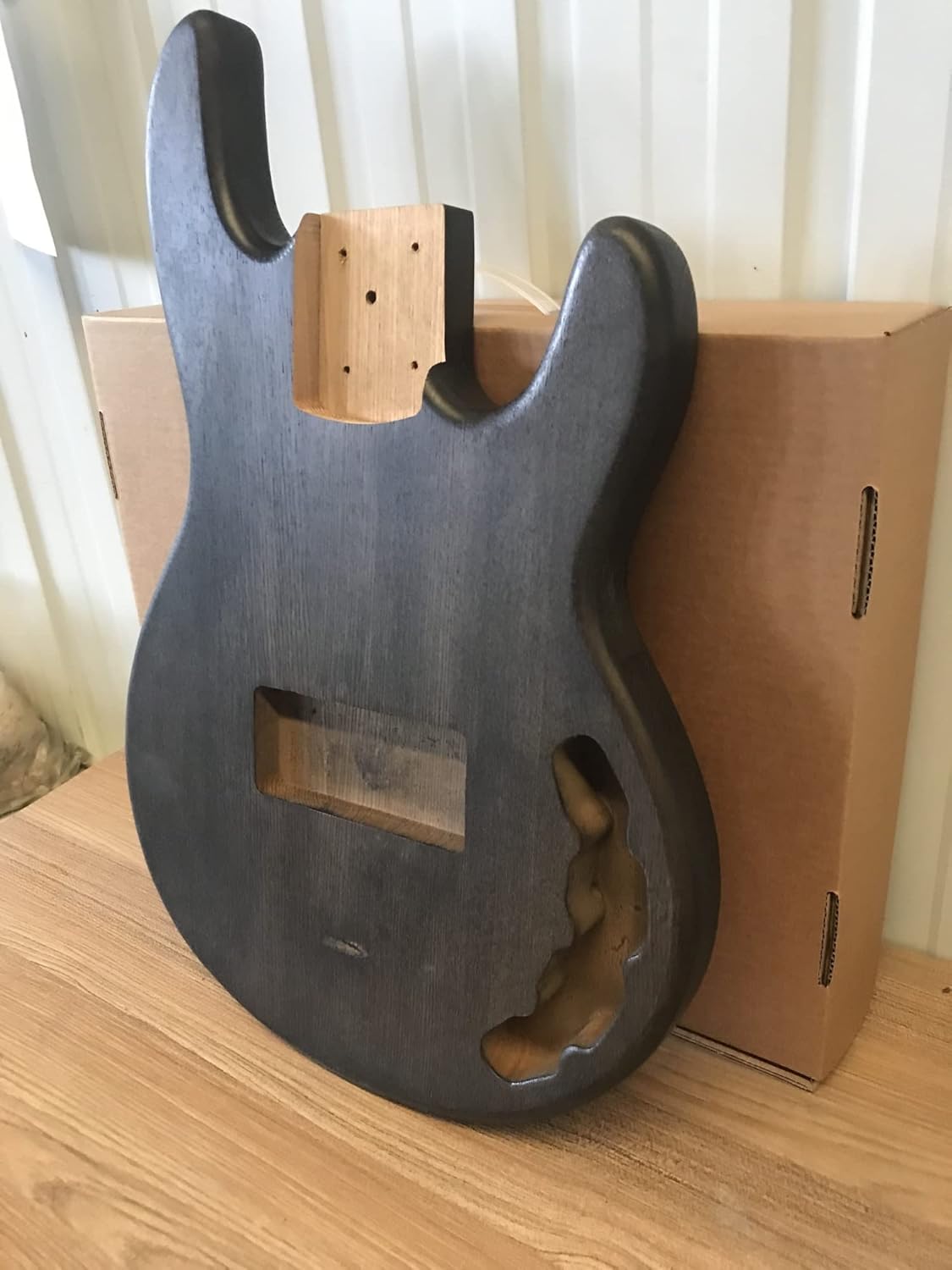 TSTS Electric Bass Guitar Body 40 Inch for ST Electric Guitar Panel Replacement Made of Wood Guitar DIY Accessory