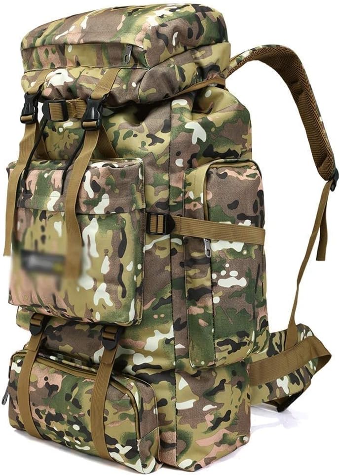 Waterproof School Backpack For Men Women, Vintage Anti-theft Travel Daypack College Student Rucksack Fits up to Computer(E)