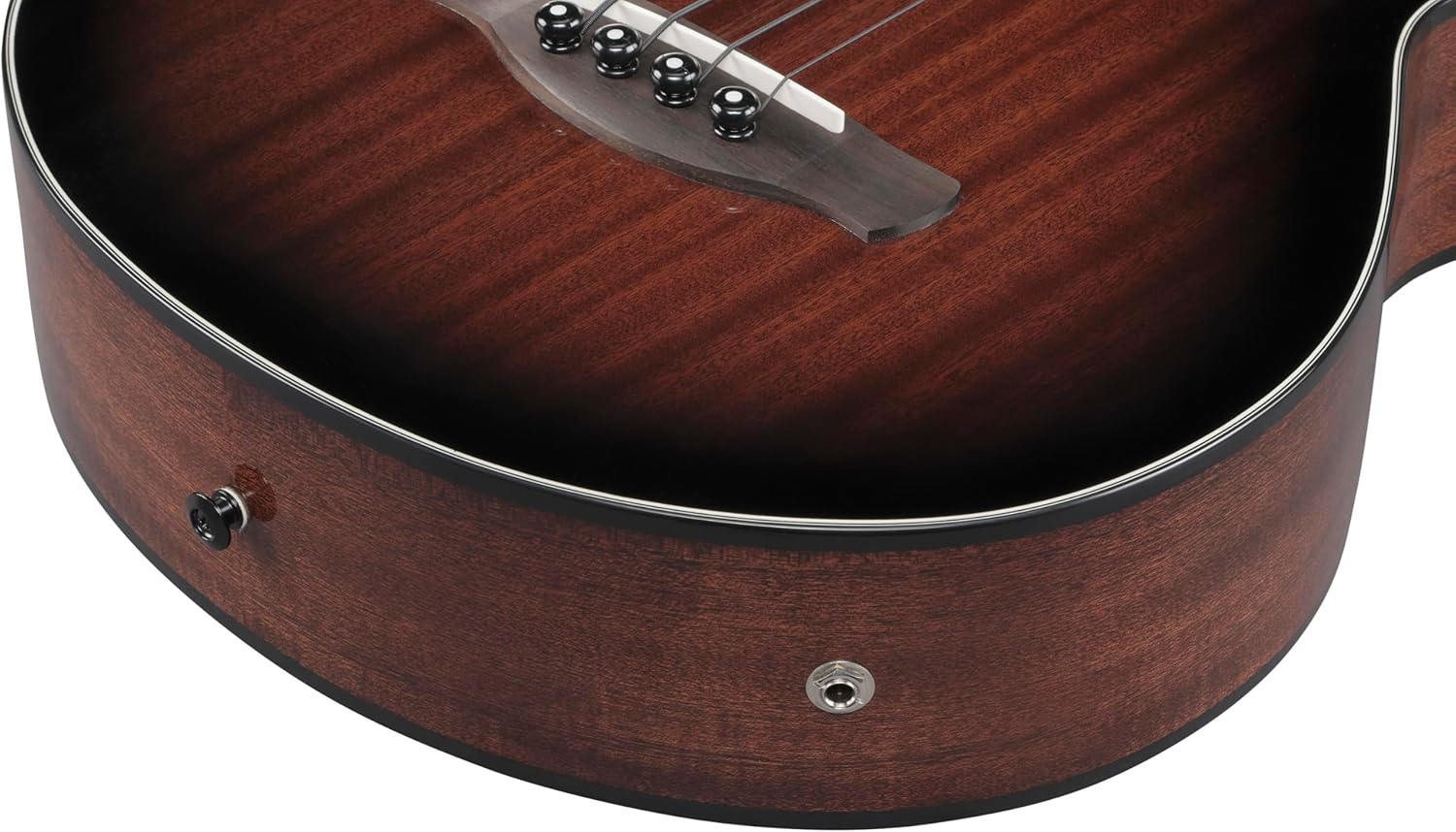 Ibanez AEGB24E AEG Acoustic-electric Bass Guitar - Mahogany Sunburst High Gloss