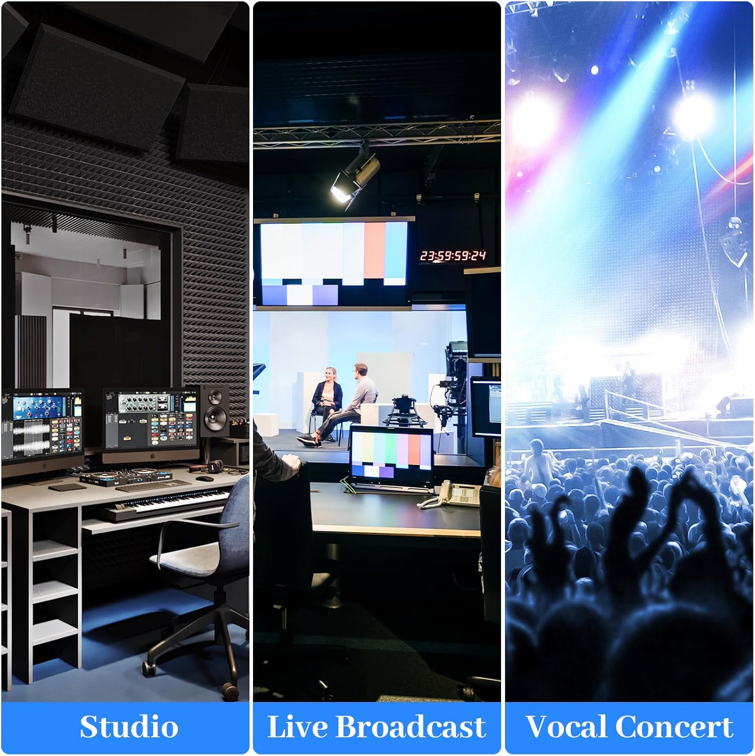 8-Channel Professional Audio Mixer, FX-8usb Mixing Console with XLR Inputs, Bluetooth, 99 DSP Effects, MP3, USB Interface for Podcast, Music, Recording, PC 13.39