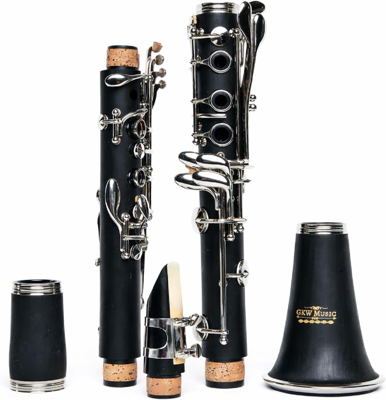 GKW Bb Clarinet – Student & Intermediate, Complete Set with Accessories, Easy Maintenance, Clear Sound, Ideal for School Band and Beginners