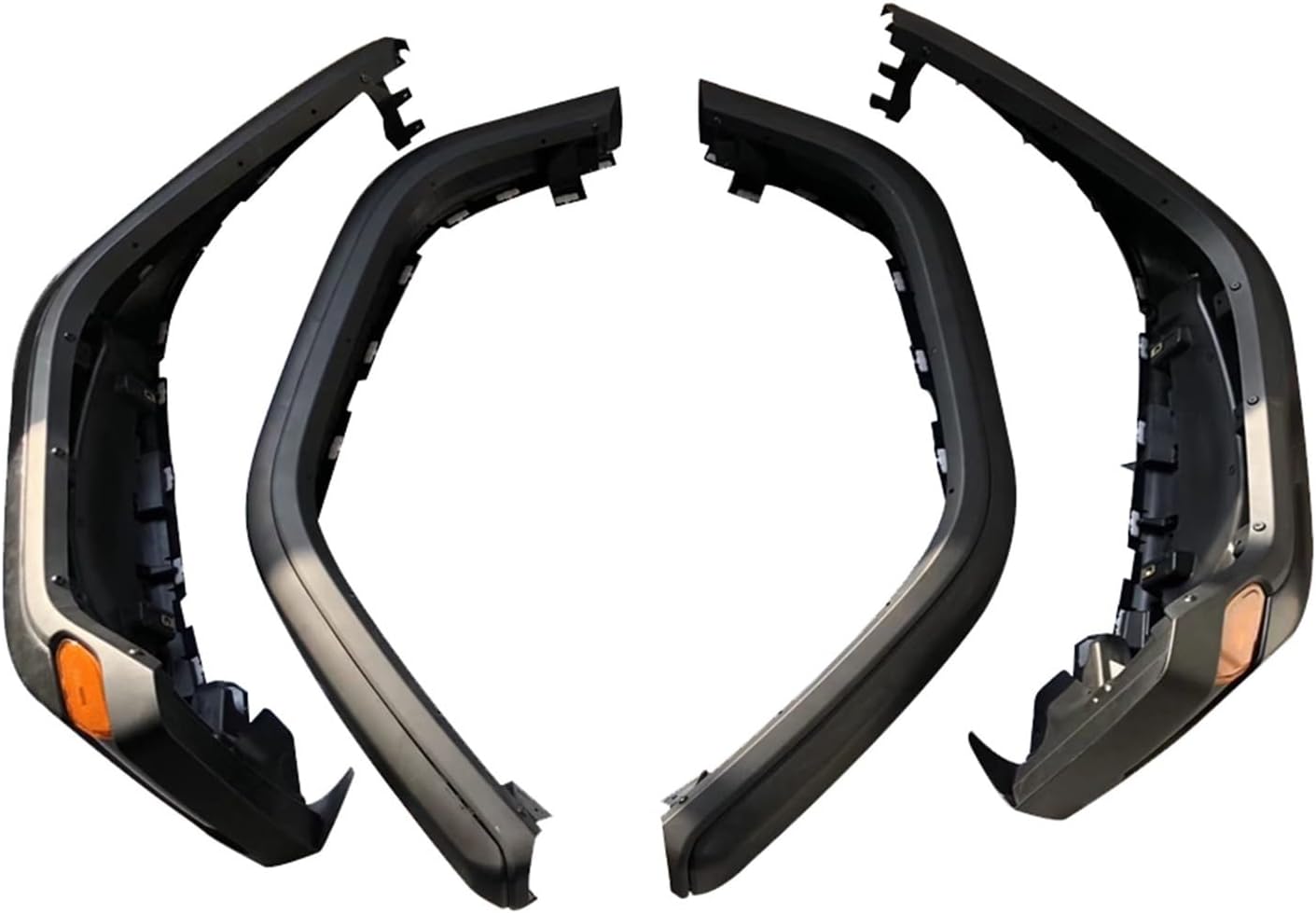 High Wheel Fender Flare 4pcs Car Wheel Eyebrow Protector Trim With LED Lights Compatible For Jeep Wrangler JL 18+