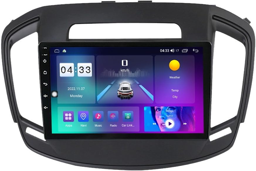 Android Car Stereo for Opel Insignia 2013-2017,9 inch IPS Touchscreen with Upgrade Wireless CarPlay & Android Auto,WiFi/GPS,Support SWC and Subwoofer,8-Core 8G+256G