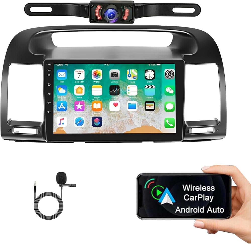 Android 13 Car Radio fit for Toyota Camry 2000 2001 2002 2003 2004 2005 2006,Slakerbe 9