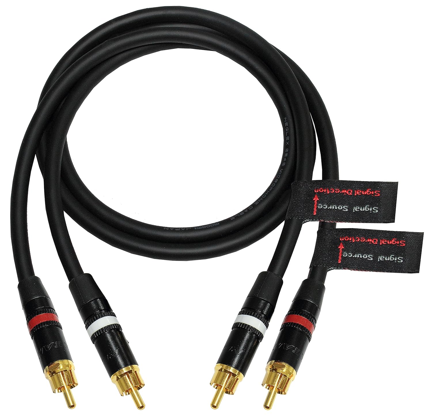 Custom Made - RCA & XLR Cables- Mogami 2549 Audio Interconnect Cable & Amphenol ACPL RCA & Neutrik Male/Female XLR Gold Plugs