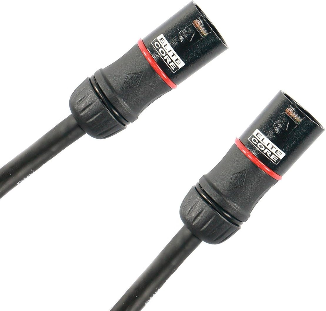 Elite Core PROCAT5E | Ultra-Flexible Shielded Tactical CAT5E | CS45 Converta-Shell Connectors | 50' ft, 50 (PROCAT5E-S-CS-50)