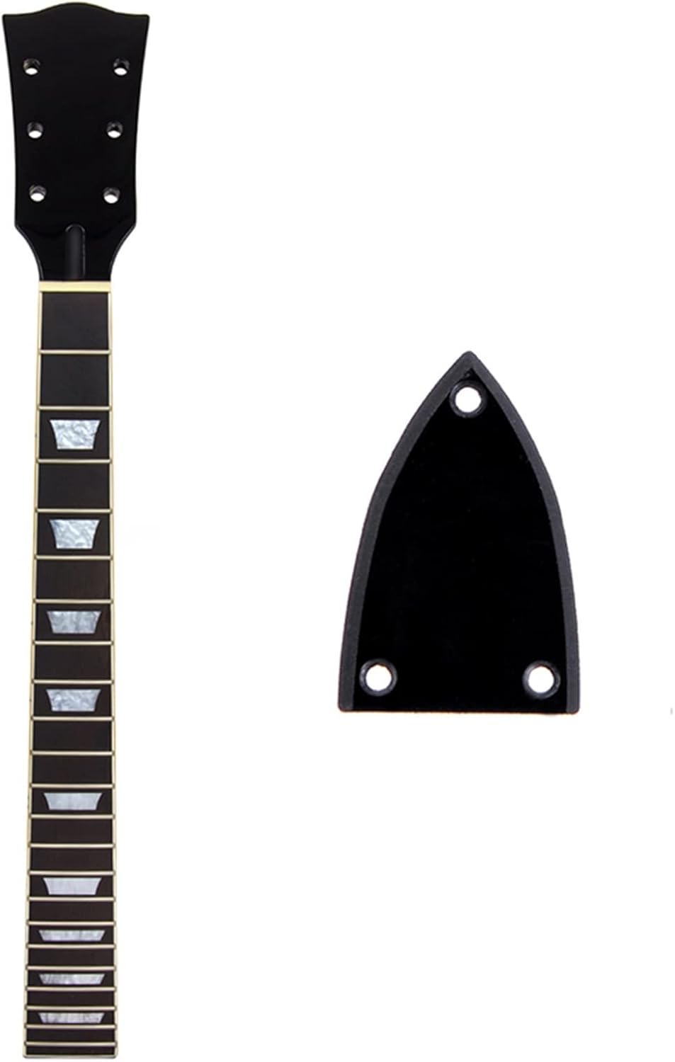 Electric Guitar Neck for LP Parts Replacement 22 Frets Maple Neck Rosewood Fretboard Black Electric Guitar Neck